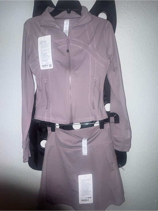 lululemon athletica Dresses & Skirts - lululemon athletica Dusty Mauve Active Jacket & Skort Set